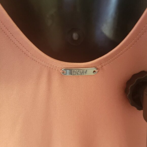 DKNY Peek-a-Boo Twist One-Piece Swimsuit - Picture 7 of 7